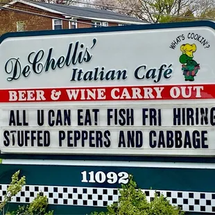 Sign on a typical Friday