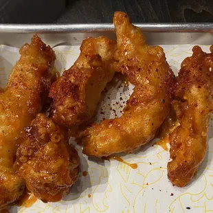 Spicy chicken fingers