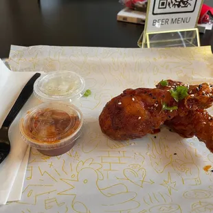 a plate of food