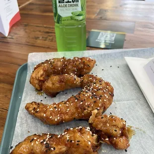 Garlic soy tenders