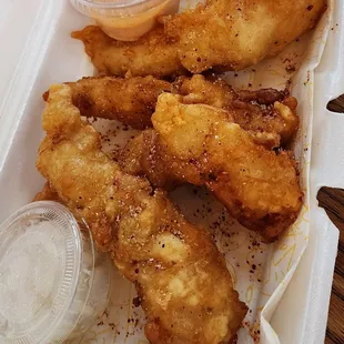 Chicken tenders with dry rub