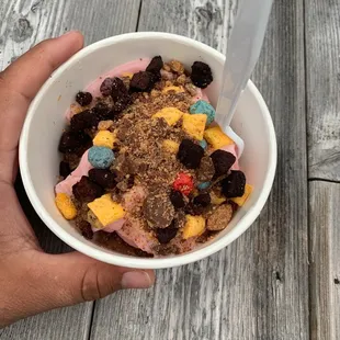 Strawberry Sensation Triple Chocolate so delicious!