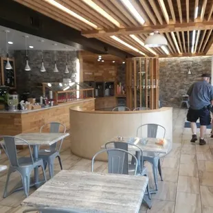 Barista, Toppings Around The Tree, and Dining area