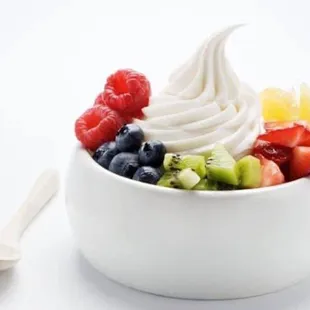 Frozen Yogurt With Healthy Toppings