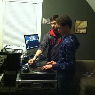 Classes for all ages (Instructor DJ Cool Hand Lex pictured)