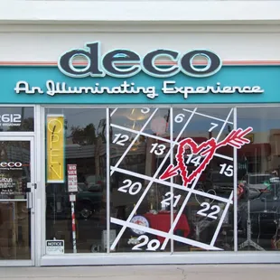 New signage on store front