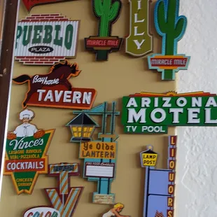 Tucson Historic Sign Magnets