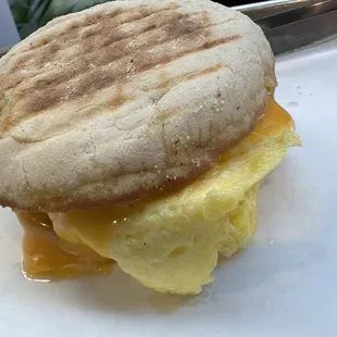 English breakfast sandwich.
