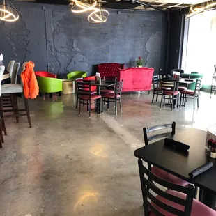 Sitting area.
