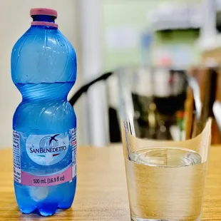 Italian mineral water.