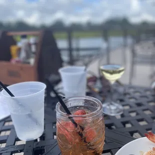 Decoys Sangria and white wine