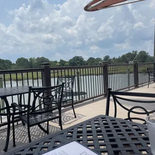 View from patio outside