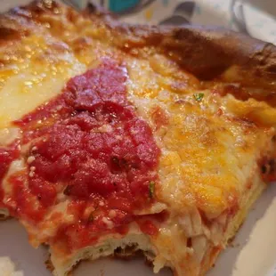 A beautiful delicious slice