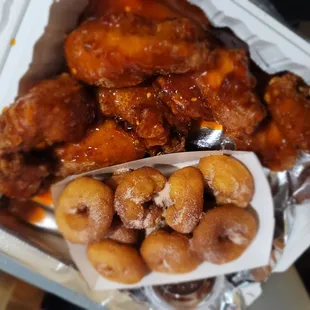 thai Chili Wings and Donuts