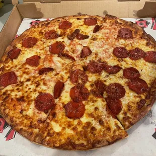 Pepperoni pizza