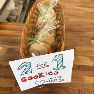 2 for 1 cookies