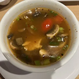 Tom yum soup w chicken #3