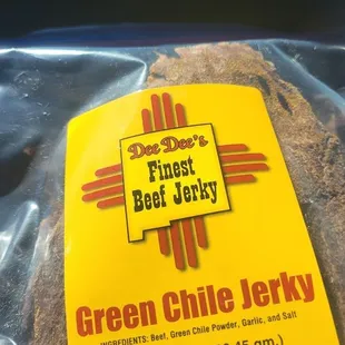 green chile jerky