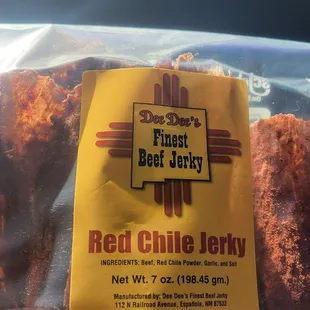 red chile jerky