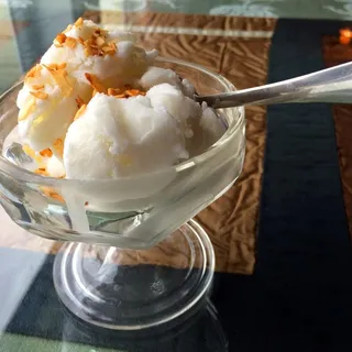 Homemade Coconut Ice Cream