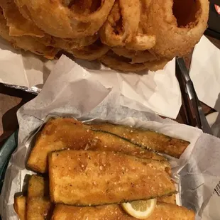 Onion Ring Loaf &amp; Fresh Zucchini