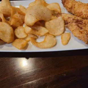Kids chicken and fries