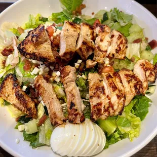 Absolutely delicious chicken salad with an abundance of chicken!!!  Sooo good!