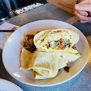 Breakfast burrito