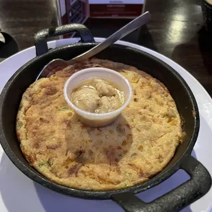 Spoon cornbread appetizer