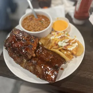 bbq ribs, ribs, food