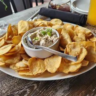 French onion dip was huge