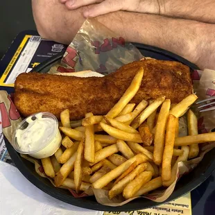 Giant Fish Sandwich &amp; Fries