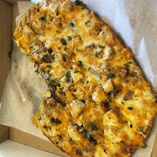 chicken bacon ranch flatbread