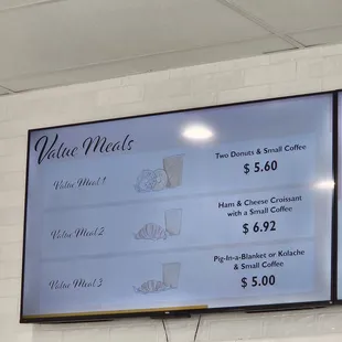 Value Menu