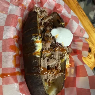 Brisket baked potato $8.99