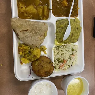 Buffet Lunch Plate