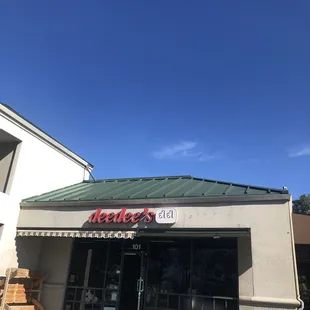 outside