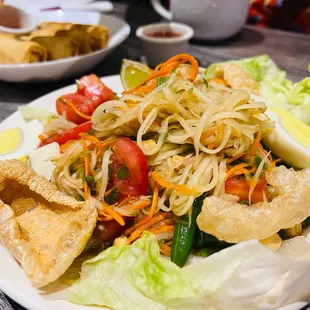 Mango Papaya Salad