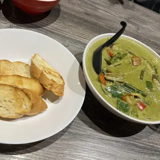 Green Curry Mussels