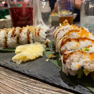 Crunch Shrimp Roll and Shrimp Tempura Roll Combo