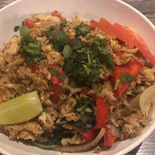 Spicy Basil Fried Rice Bowl