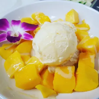 Mango Sticky Rice Pudding