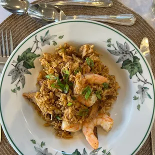 Chicken and shrimp jambalaya