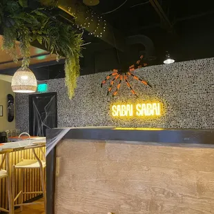 the interior of a restaurant