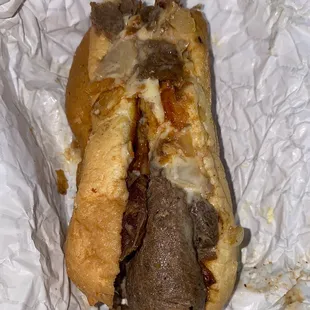 Texas cheesesteak