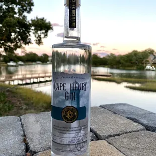 a bottle of cape henry gin
