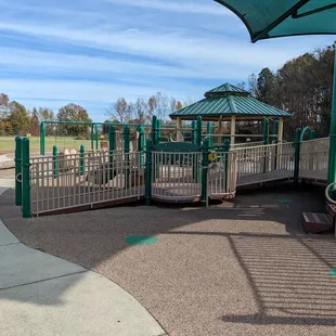 A ramp for kiddos with special needs or wheelchairs.  I loved this.
