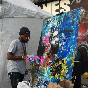 Artist at work!