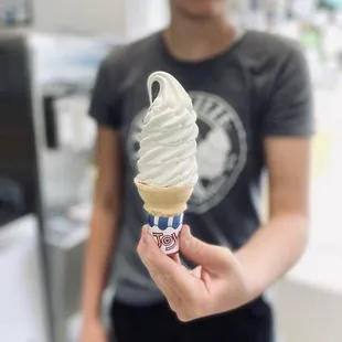 Vanilla cone to save the day!