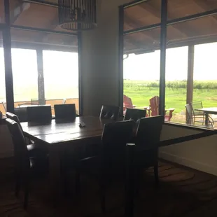 indoor private group seating